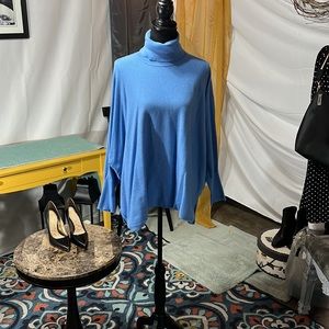 COPY - Alfani Hi Low Turtleneck Sweater, soft Light Blue Size 2X
